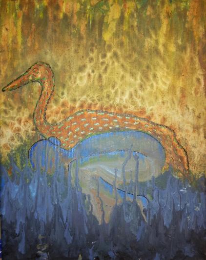 [FOR SALE] Between Animal And Man, A Delicate Balance + 2012 + Canvas + Acrylic + 5 x 8