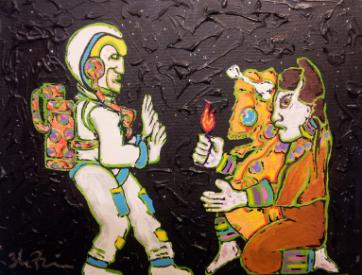 [FOR SALE] The Past Wants Nothing From The Future + 2012 + Canvas + Acrylic + 8 x 5